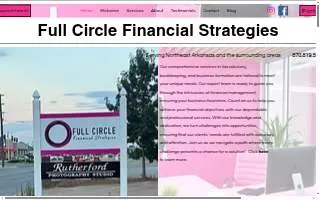 Full Circle Financial Strategies website