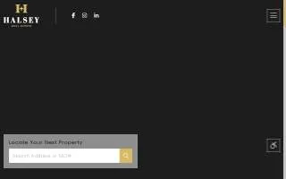 Halsey Real Estate website