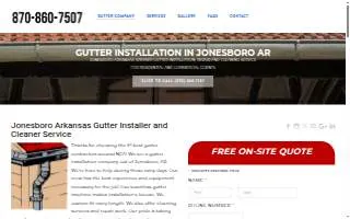 Jonesboro Gutter website