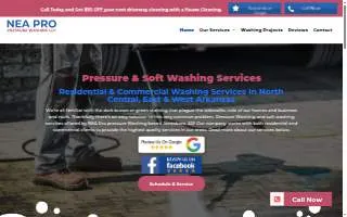 NEA Pro Pressure Washing LLC website