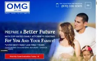 OMG Law Firm website