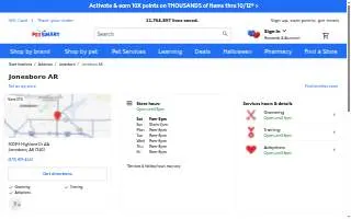 PetSmart of Jonesboro website