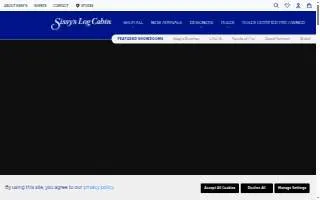 Sissy's Log Cabin of Jonesboro website