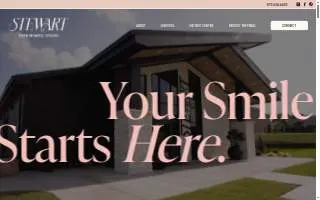 Stewart Orthodontic Studio website