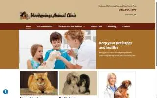 Woodsprings Animal Clinic website