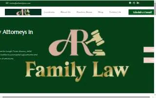 AR Family Law website