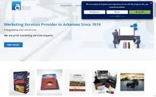 Arkansas Graphics Inc of Little Rock website