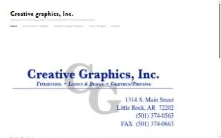 Creative Graphics of Little Rock website