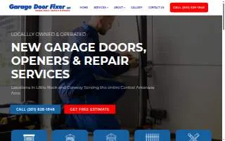 Garage Door Fixer LLC of Little Rock website