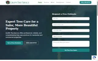 Giraffe Tree Services of Little Rock website