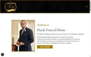 Hardy Funeral Home website
