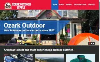 Ozark Outdoor Supply website