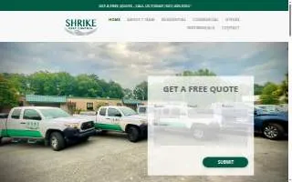 Shrike Pest Control website