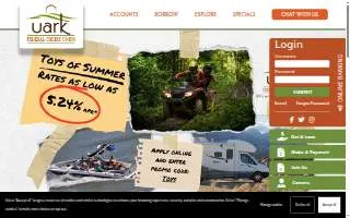 UARK Federal Credit Union of Little Rock website