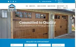 Garage Doors & More of Lowell website
