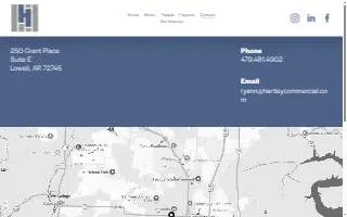 Hartley Commercial website
