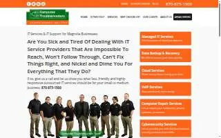 Computer Troubleshooters of Magnolia website
