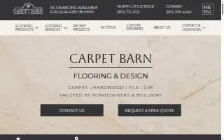 Carpet Barn of Maumelle website