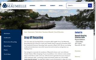 City of Maumelle Drop Off Recycling Collection Center & Transfer Station