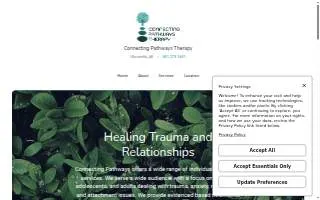 Connecting Pathways Therapy website