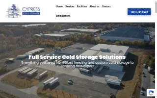 Cypress Cold Storage, LLC website