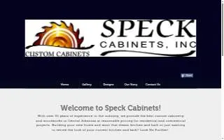 Speck Cabinets Inc website