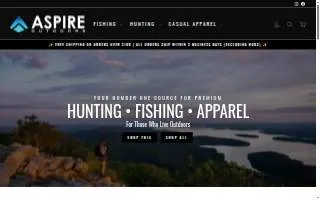 Aspire Outdoors website
