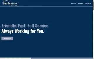 Kincade Insurance, Inc. website