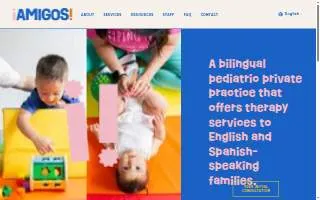 Amigos! Pediatric Therapy Services website
