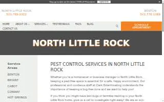 Clark Exterminating of North Little Rock website
