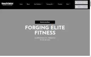 Crossfit Cathal website