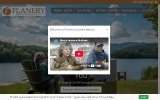 Flanery Insurance Agency website