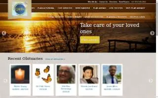Christian Way Funeral Home website