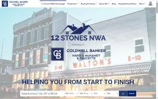 12 Stones NWA, Brokered by Coldwell Banker HMF website
