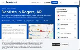 Aspen Dental - Rogers website