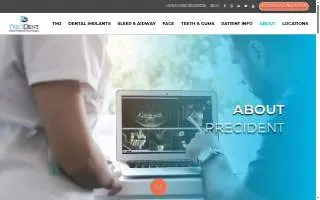 PreciDent Center for Oral and Facial Surgery of Rogers website