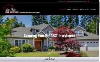 Nick Price Home Inspections website