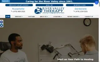 River Valley Therapy & Sports Medicine website