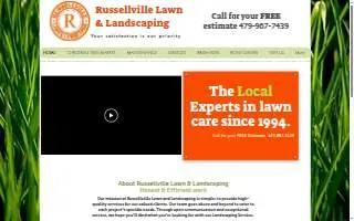 Russellville Lawn & Landscaping website