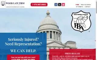 Wood Law Firm, P.A. website