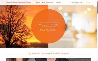 Creative Choices Counseling Center website