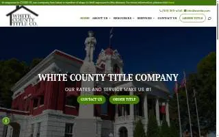 White County Title Company website