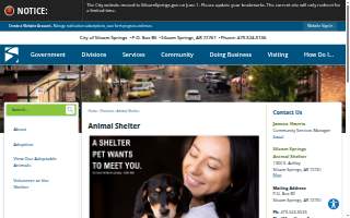 City of Siloam Springs Animal Shelter