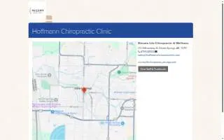 Hoffmann Chiropractic Clinic website