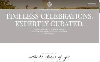 Amanda Reed Weddings website