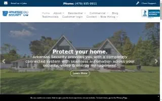 Arkansas Security of Springdale website