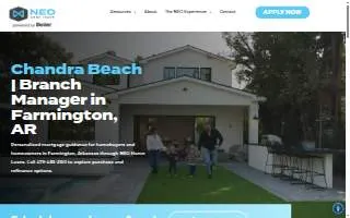 Chandra Beach (NEO Home Loans) website