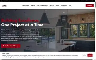 CMI Construction of Springdale website