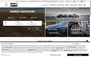 Crain Buick GMC of Springdale website