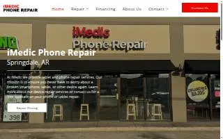 iMedic Phone Repair - Springdale website